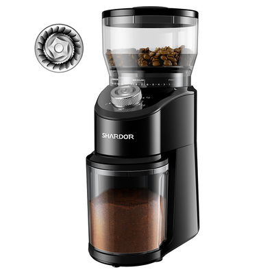 12 Schalen konische Burr Coffee Grinders 14 reibende Einstellungs-Fachmann-