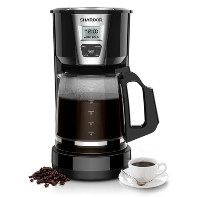 CM515B-Ausgangstropfenfänger-Kaffeemaschine-warmes automatisches programmierbares Weiß 1.8L 12 Schalen-Kaffeemaschine