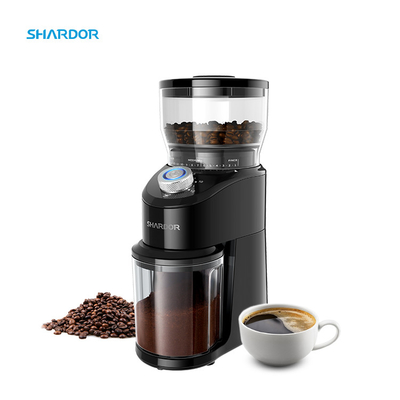 Blaues LED-Licht Burr Conical Grinder 2 bis 12 Schalen Sicherheitsschloss-Büro-Espresso-Maschinen-