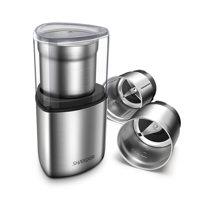 Feine Kaffeemühle multi Gebrauchs-nass-trockener Gewürz-Schleifer-Stainless Steel Extras