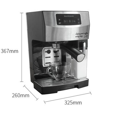 Automatische Espresso-Kaffee-Maschine mit Milch Frother Berufs- Handels-Smart