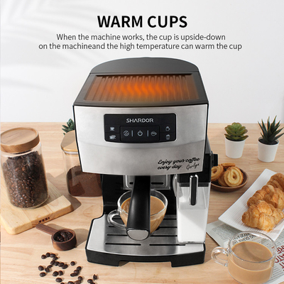6 in 1 einzelner geschossener Kaffee-Maschine 15 Bar-mehrfunktionale doppelte geschossene Espresso-Maschine