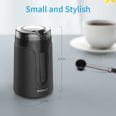 kleiner automatischer Hersteller des Espresso-40g, Mini Spice Bean Matte Black-Kaffeemühle