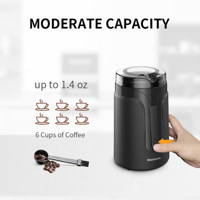 Kleiner Blatt-Vertrags-elektrische Kaffeemühle 150W 40g automatisch