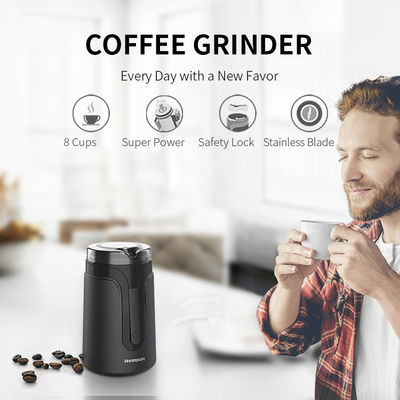 Kleiner Blatt-Vertrags-elektrische Kaffeemühle 150W 40g automatisch