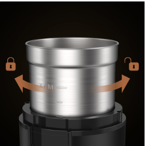 Abnehmbares Schalen-Gewürz-Schleifer-Machine Nuts Grains-Schwarz-einfache Operation ETL