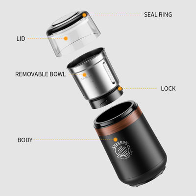 Petersilien-Zimt Mini Electric Espresso Maker, schleifen-Kaffeemaschine der Kapazitäts-70g Selbst