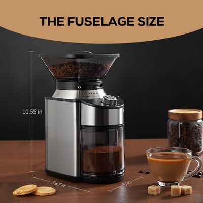 Licht Burr Coffee Grinder With Blues LED des Espresso-200W und Sicherheitsschloß