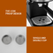 Multifunktionsmaschinen-Cappuccino Latte-Edelstahl-Espresso-Kaffeemaschine des kaffee-1000W