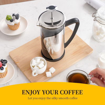 Presse-Kaffeemaschine-Edelstahl ABS BPA freie elektrische französische 2 Schicht-Filter 1000ml