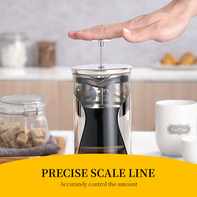 Presse-Kaffeemaschine-Edelstahl ABS BPA freie elektrische französische 2 Schicht-Filter 1000ml
