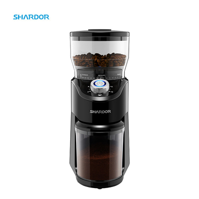 100W tragbare automatische schwarze konische Schalen 14 der Kaffeemühle-240g des Grat-2-12 justierbar