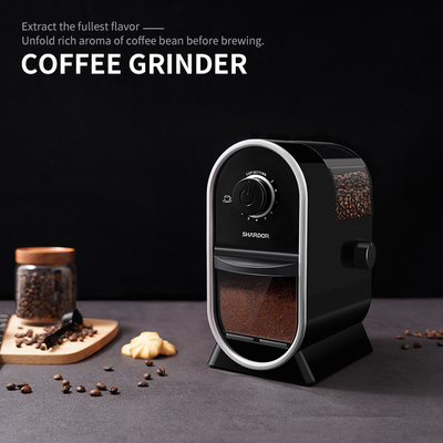 Griff-Edelstahl-Burr Hand Grinder Nespresso Household-Kaffeemaschine Steuer-s240g