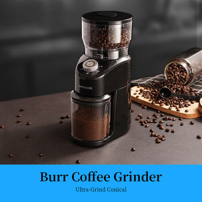 12 Schalen konische Burr Coffee Grinders 14 reibende Einstellungs-Fachmann-