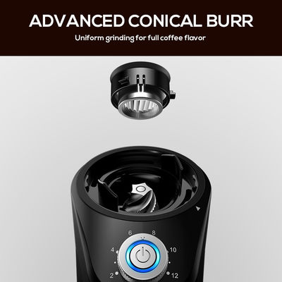 14 justierbare konische Burr Coffee Grinder Espresso Extensive-Schleifen-Einstellungen