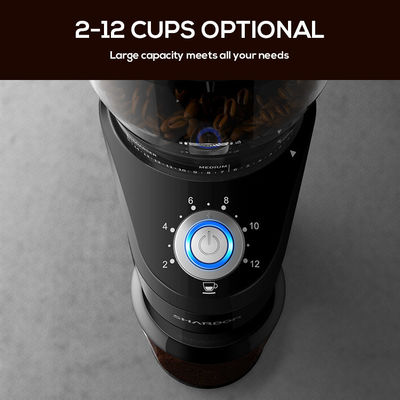 14 justierbare konische Burr Coffee Grinder Espresso Extensive-Schleifen-Einstellungen