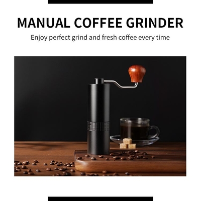Kampierende Espresso-Handtropfenfänger-Kaffeemühle Portable Manual Flat Burr Grinder Homeuse