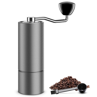 Ruhiger konischer Burr Manual Coffee Grinder Aluminium-Legierungs-Edelstahl 25g Carry Easily