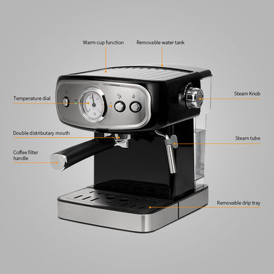 melken entfernbares batteriebetriebenes Maschinen-Manometer des Kaffee-1.25L Frother-Dampfer-Maschine