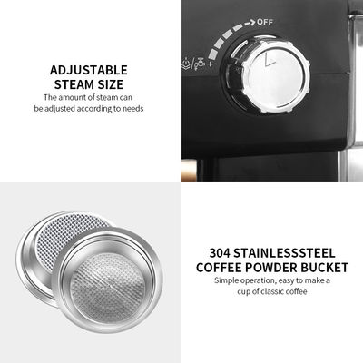 melken entfernbares batteriebetriebenes Maschinen-Manometer des Kaffee-1.25L Frother-Dampfer-Maschine