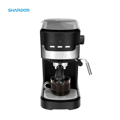 Multi Hülsen-Kaffee-allgemeinhinmaschine 2 geschossenes 1.25L 15 Bar-abnehmbarer transparenter Wasser-Behälter