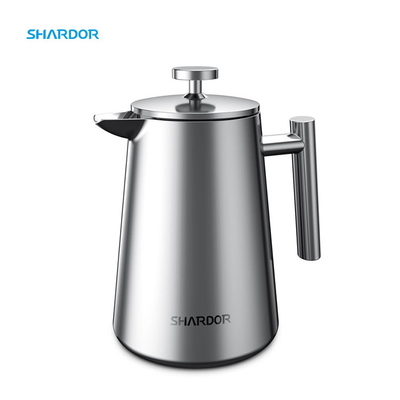 Topf-Kaffeemaschine des Vakuum1000ml/34oz halten warme Tee-Hersteller-französische Presse LFGB
