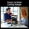 Soem-Touch Screen Selbsttropfenfänger-Kaffee-Maschine 10 Schale programmierbar mit Glaskaraffe