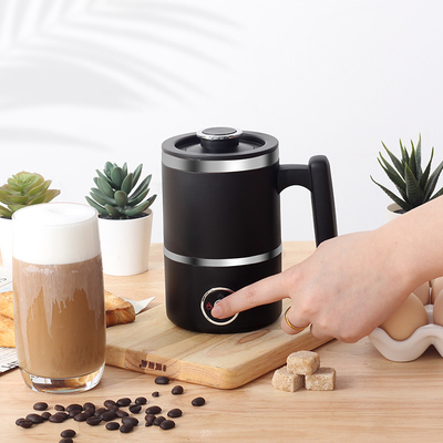 Espresso-Milch Frother-Schwarz-kalt-warmmilch-Heizung Foamer 300ML 4-In-1 abnehmbar