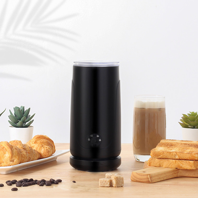 Glatte abnehmbare niedrige genaue Temperaturüberwachung 65°C Matte Black Espresso Milk Frothers