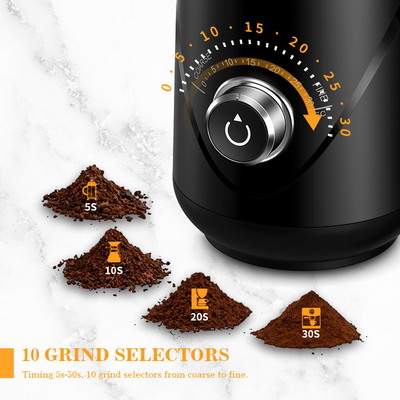 DB-Geräusch-TIMING-Griff tragbarer Burr Coffee Grinder der Kapazitäts-70g Burr Mill Grinder 63