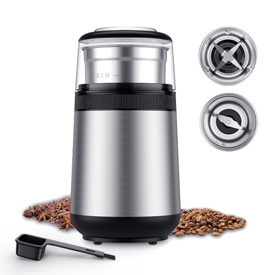 Transparenter Schalen-Kaffee Bean Flat Burr Espresso Grinder der Deckel-Espresso-Kaffeemaschine-SS304