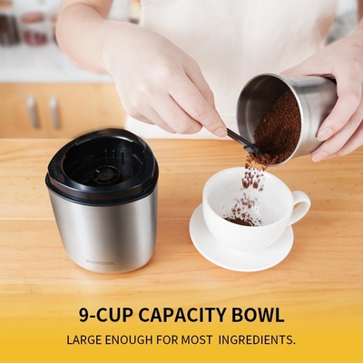 Feine Kaffeemühle multi Gebrauchs-nass-trockener Gewürz-Schleifer-Stainless Steel Extras