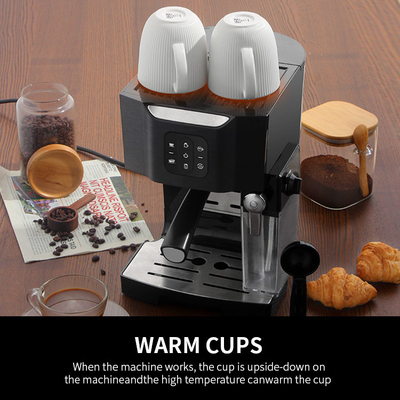 Espresso-Kaffee-Maschine mit Milch Frother-Behälter-Edelstahl