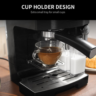 Espresso-Kaffee-Maschine mit Milch Frother-Behälter-Edelstahl