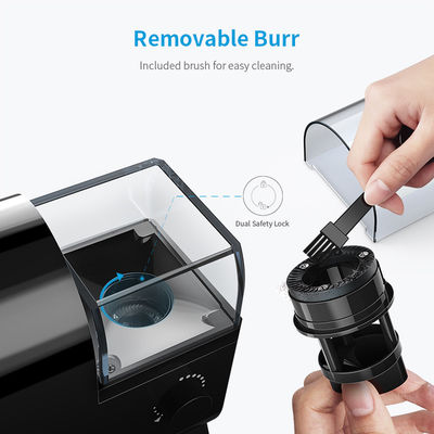 Kaffee-Schleifmaschine Mini Black Burr Coffee Grinders 100W für Haus
