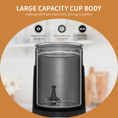 Milch Frother-Schokolade Foamer des Espresso-4-in-1 batteriebetriebene Milch Heater And Frother