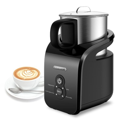 Weiße Espresso-Milch Frother 200W 4 in 1, automatischer elektrischer Kaffee-Schaum-Hersteller