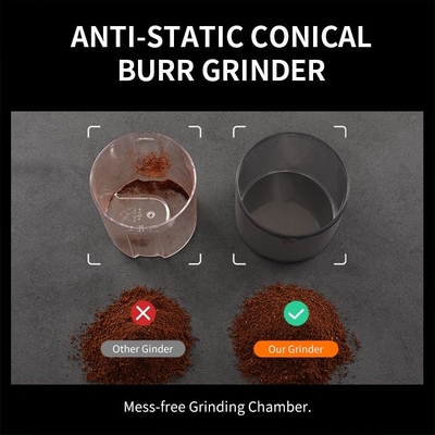 ODM-Soem-Ausgangselektr.Kaffeemaschine-grobes und feines Pulver-Berufsespresso-Maschine