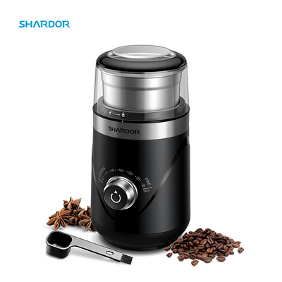wieder aufladbare Kaffeemühle 150W ABS TIMING-Griff-entfernbare Schüssel-kompakte Espresso-Maschine